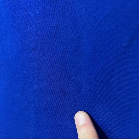 Fabletics Women's 100% Cotton Oversize Top in Blue size Medium - Picture 5 of 8